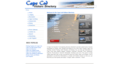 Desktop Screenshot of capecodvisitorsdirectory.com