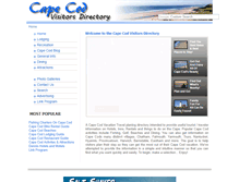 Tablet Screenshot of capecodvisitorsdirectory.com
